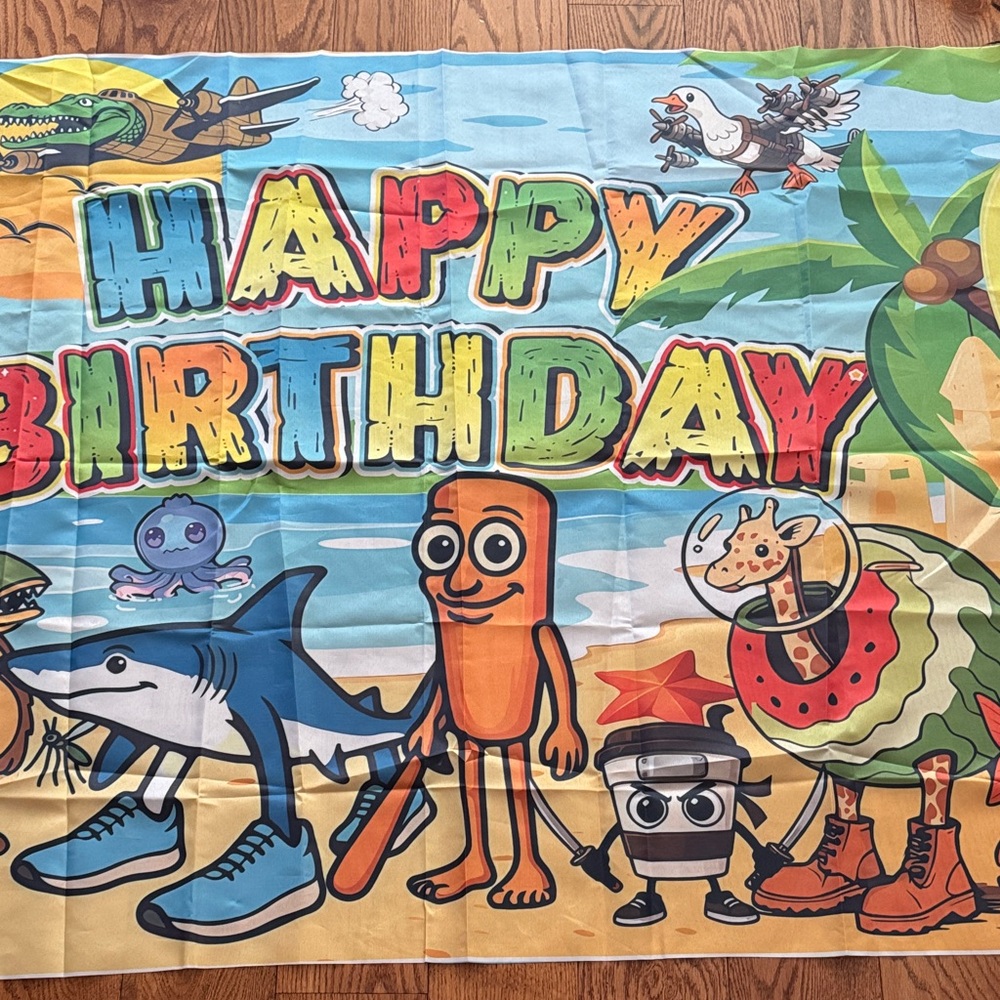 Colorful Happy Birthday Banner
